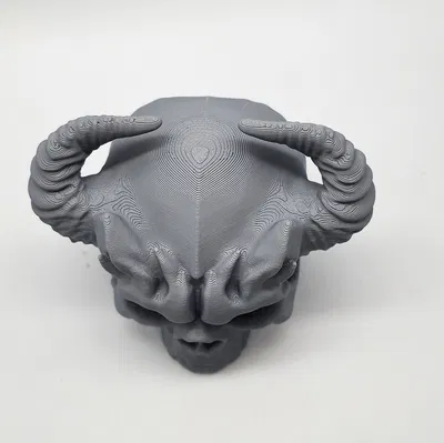 Mô Hình Đầu Lâu Quỷ 3D Độc Đáo