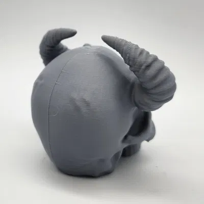 Mô Hình Đầu Lâu Quỷ 3D Độc Đáo