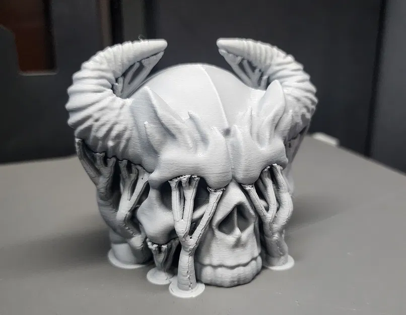 Mô Hình Đầu Lâu Quỷ 3D Độc Đáo - Image 7