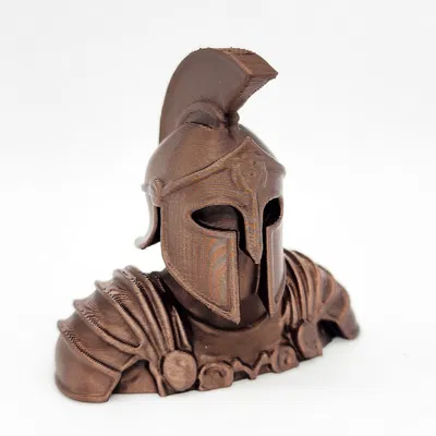 Tượng Bán Thân Chiến Binh Spartan - Mô Hình Trang Trí Độc Đáo