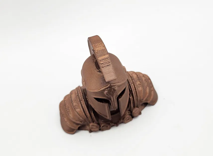 Tượng Bán Thân Chiến Binh Spartan - Mô Hình Trang Trí Độc Đáo - Image 2