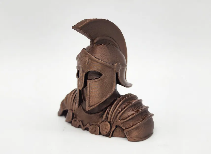 Tượng Bán Thân Chiến Binh Spartan - Mô Hình Trang Trí Độc Đáo - Image 3