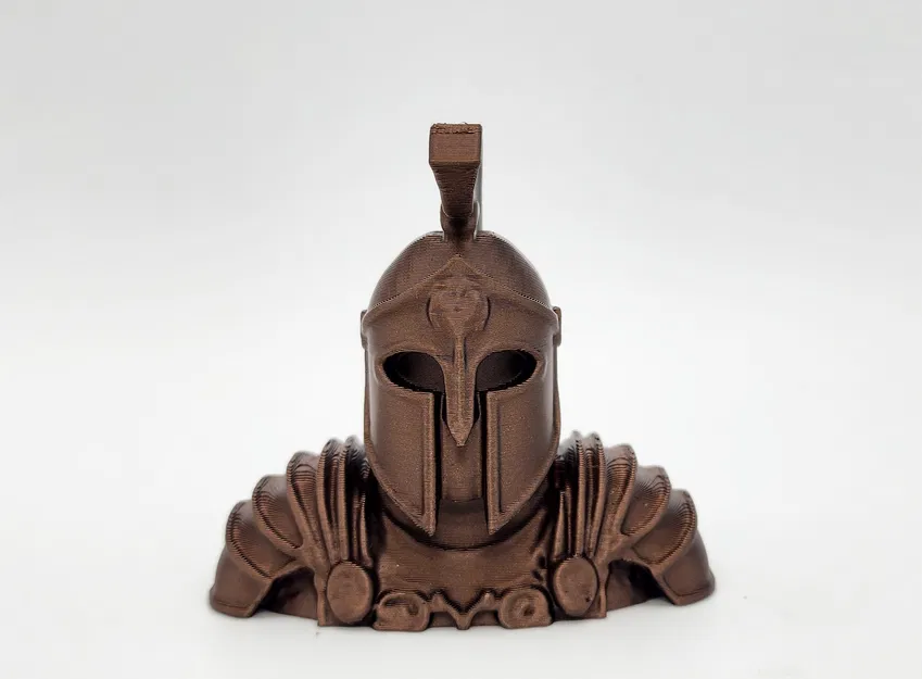 Tượng Bán Thân Chiến Binh Spartan - Mô Hình Trang Trí Độc Đáo - Image 4