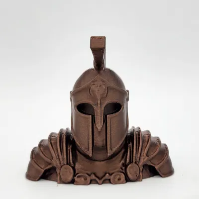 Tượng Bán Thân Chiến Binh Spartan - Mô Hình Trang Trí Độc Đáo