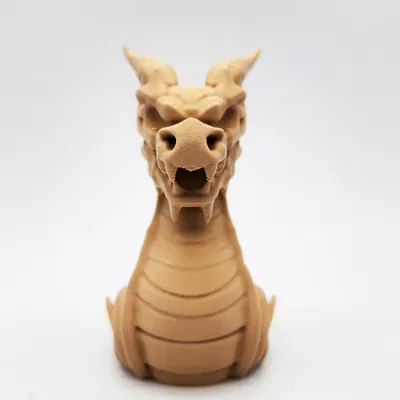 Tượng Rồng Chạm Khắc Gỗ kiểu Viking (Wood-Carved Dragon Statue)