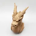 Tượng Rồng Chạm Khắc Gỗ kiểu Viking (Wood-Carved Dragon Statue) - Thumbnail 4