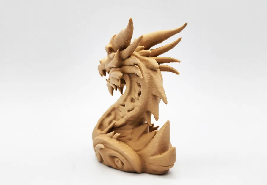 Tượng Rồng Chạm Khắc Gỗ kiểu Viking (Wood-Carved Dragon Statue) - Image 5