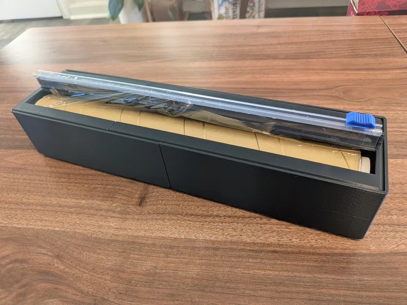 Gridfinity 4x2 Ziplock & 2x8 Plastic Wrap có gờ đỡ lưỡi cắt - Image 3