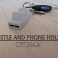 Móc khóa Còi & Giá đỡ điện thoại (Whistle and Phone Holder - Keychain) - Thumbnail 1