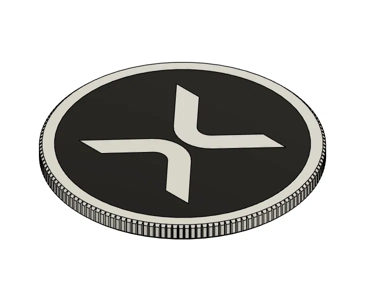 Mô Hình Đồng Xu XRP Có Viền Vân Độc Đáo - Image 2