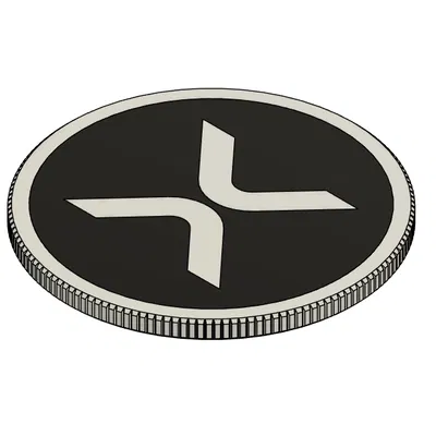 Mô Hình Đồng Xu XRP Có Viền Vân Độc Đáo