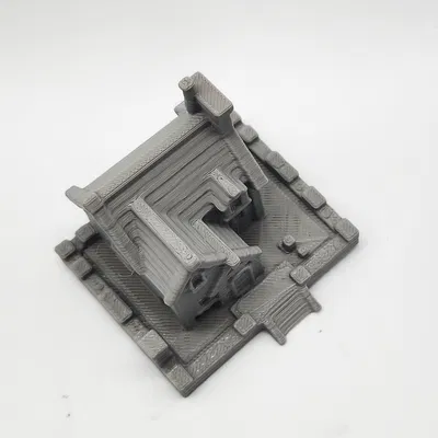 Mô Hình Nhà Đá Mini Đẹp Cho Game Bàn