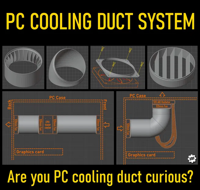 Hệ Thống Ống Gió Làm Mát PC (PC Cooling Duct System) - Image 1