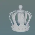 Mô Hình Vương Miện Hoàng Gia 3D - Crown 3D - Thumbnail 1