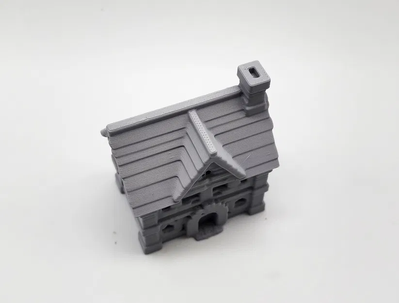 Mô Hình Quán Rượu & Nhà Nghỉ 3D Phong Cách Cổ Điển - Image 2