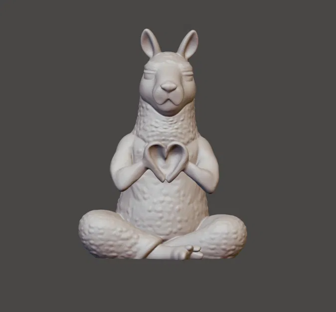 Tượng Alpaca Love - Quà tặng độc đáo, trang trí nhà cửa - Image 1