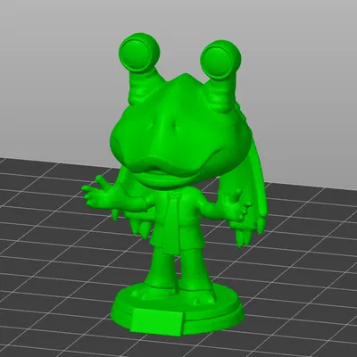 Mô Hình 3D Jar Jar Binks Star Wars Phong Cách Funko POP!