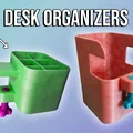 Bộ Organizer Kẹp Bàn (Screw-Clamp) – Ống Cắm Bút & Thùng Rác - Thumbnail 1