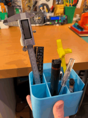 Bộ Organizer Kẹp Bàn (Screw-Clamp) – Ống Cắm Bút & Thùng Rác