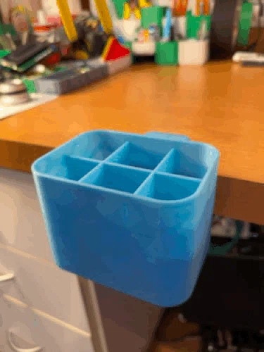 Bộ Organizer Kẹp Bàn (Screw-Clamp) – Ống Cắm Bút & Thùng Rác - Image 7