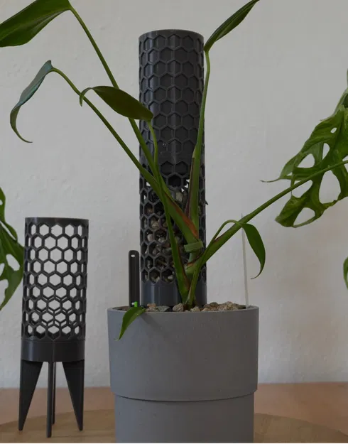 Moss pole modular kèm phụ kiện tưới và 2 loại đế - Image 1