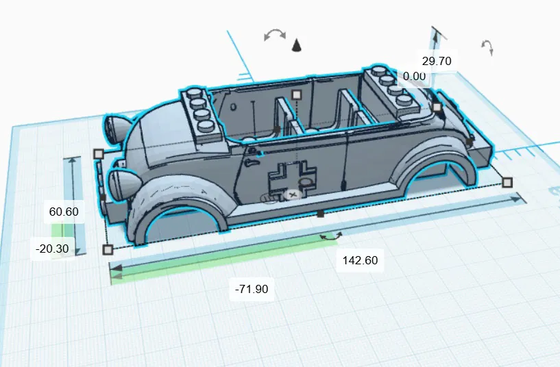 Mô Hình LEGO Xe Mercedes 170H (1939) - Tái Hiện Xe Cổ Điển - Image 9
