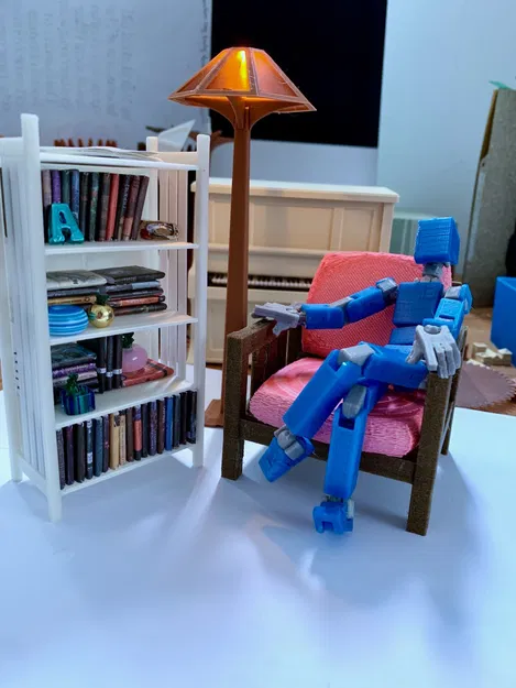 Kệ sách Mission/Craftsman tỉ lệ 1:12 - Image 2