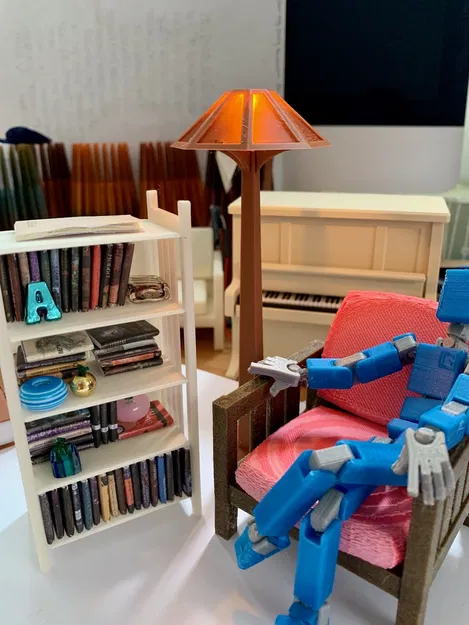 Kệ sách Mission/Craftsman tỉ lệ 1:12 - Image 7