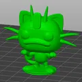 Mô Hình Meowth Pokémon Funko POP! 3D - In & Tô Màu Sáng Tạo - Thumbnail 2