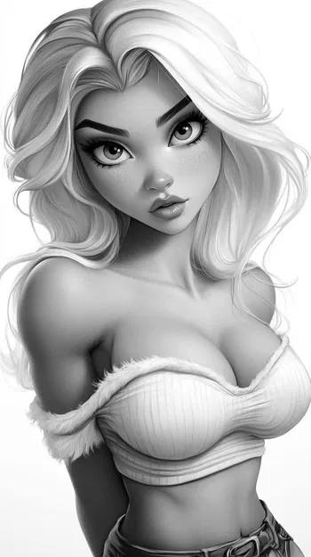 Mô Hình Lithophane Nữ Thần Tóc Vàng Nghệ Thuật - Image 1