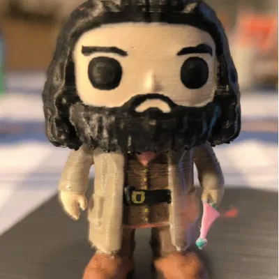 Mô Hình 3D Funko Pop Rubeus Hagrid - Tự In & Tô Màu