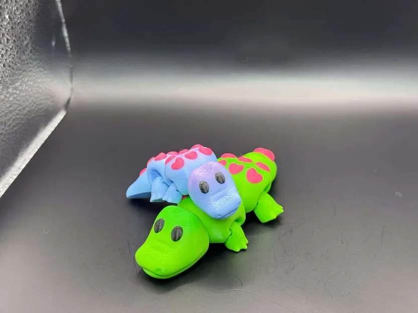 Cá Sấu Flexi Valentine (Valentine's Day Alligator Flexi) - Image 1