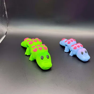 Cá Sấu Flexi Valentine (Valentine's Day Alligator Flexi)