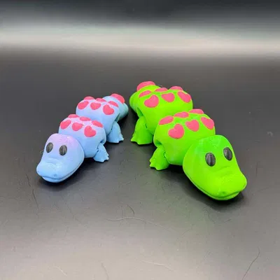 Cá Sấu Flexi Valentine (Valentine's Day Alligator Flexi)