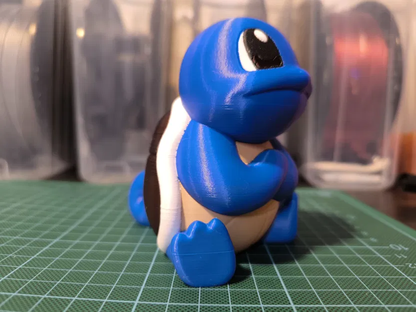 Mô Hình Squirtle In Màu Đa Vật Liệu (Không Cần Support) - Image 4