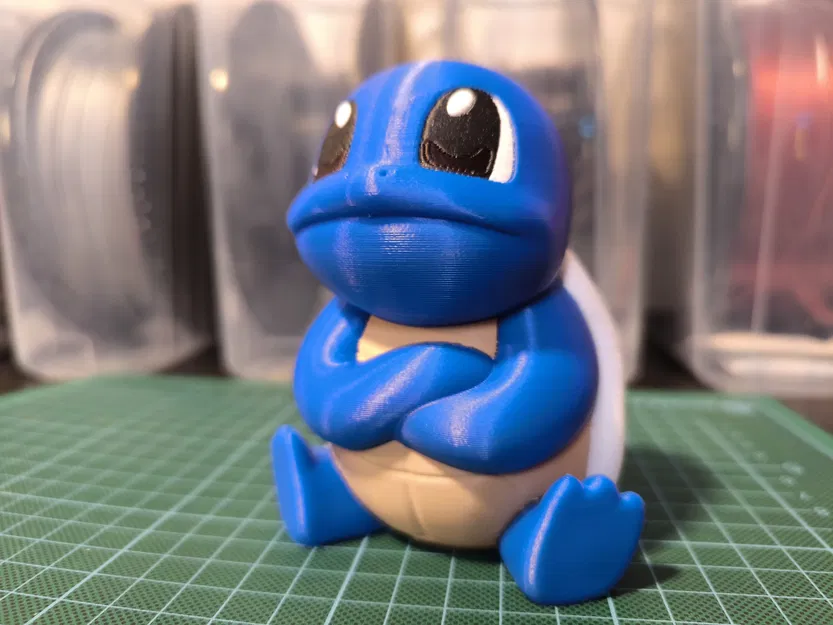 Mô Hình Squirtle In Màu Đa Vật Liệu (Không Cần Support) - Image 5