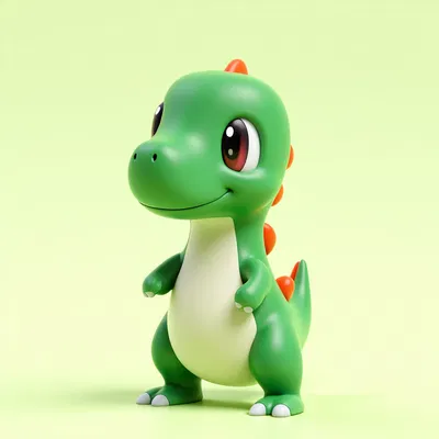 Mô Hình Khủng Long T-rex 3D Dễ Thương Đa Sắc Màu