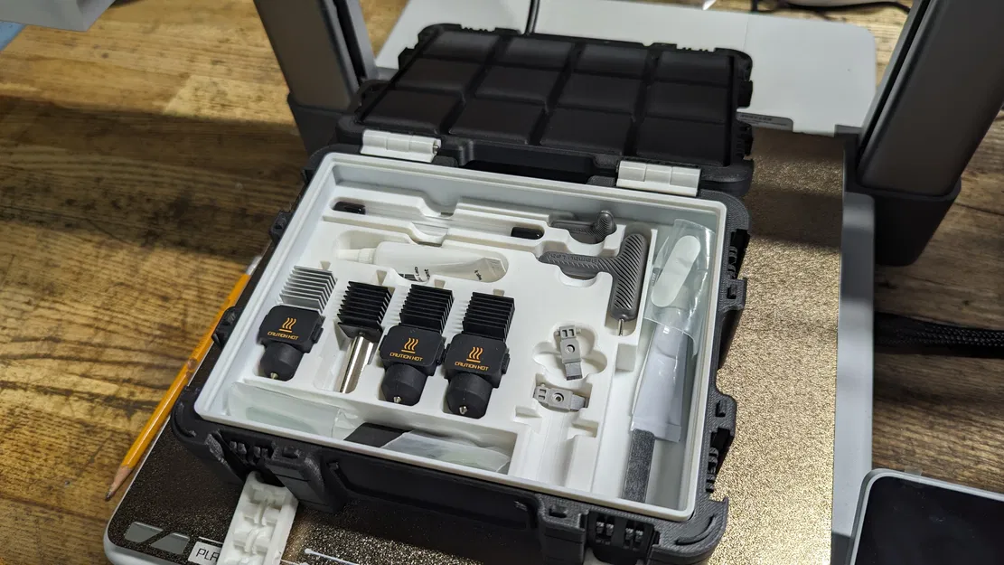 Hộp Toolbox Gridfinity A1/A1 Mini (4x3x6U) kèm Tray Insert - Image 1