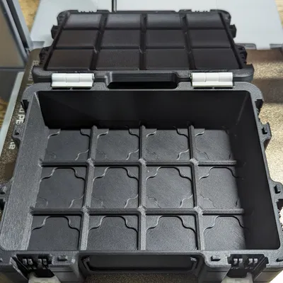 Hộp Toolbox Gridfinity A1/A1 Mini (4x3x6U) kèm Tray Insert