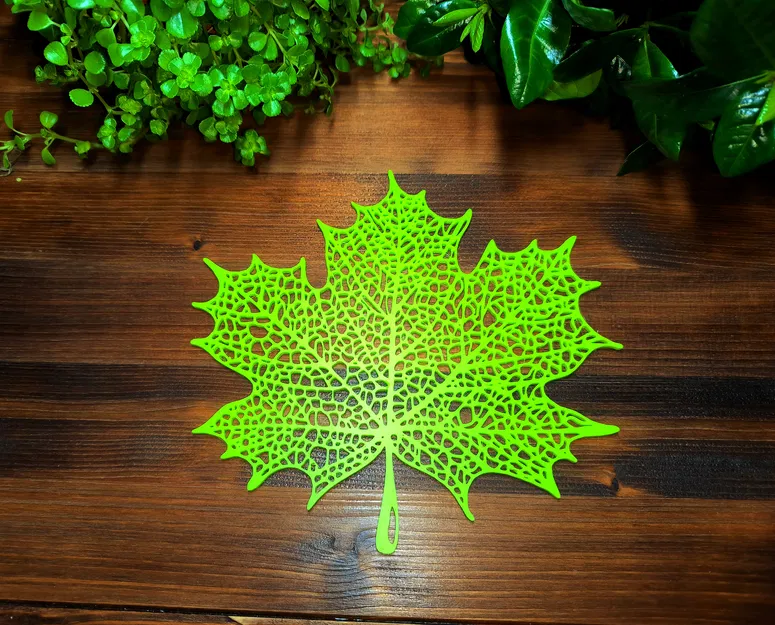 Lá Phong Voronoi (Voronoi Maple Leaf) - Image 5
