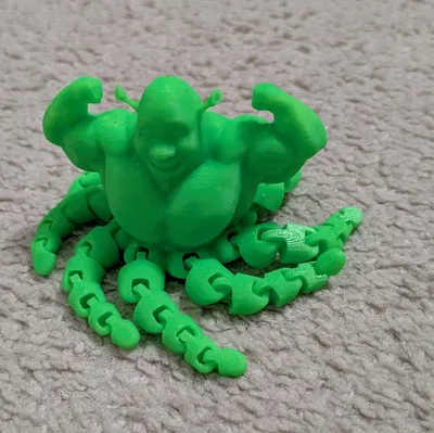 Shrek Tóp Tí Hổ - Mô Hình In 3D Print-in-Place Độc Đáo