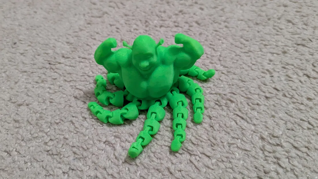 Shrek Tóp Tí Hổ - Mô Hình In 3D Print-in-Place Độc Đáo - Image 4