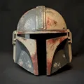 Nón Bảo Hiểm Mandalorian Full Size Cho Cosplay & Trang Trí - Thumbnail 1