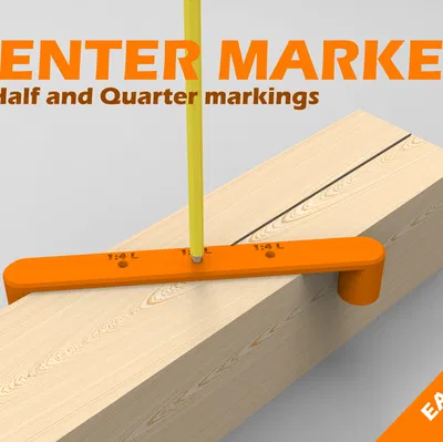 Dụng Cụ Đánh Dấu Tâm Thanh Gỗ Center Marker Dễ In 3D