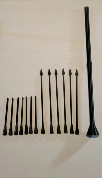 Ống Thổi Phi Tiêu 2 Phần Kèm Phi Tiêu - Image 1