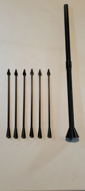 Ống Thổi Phi Tiêu 2 Phần Kèm Phi Tiêu - Image 2