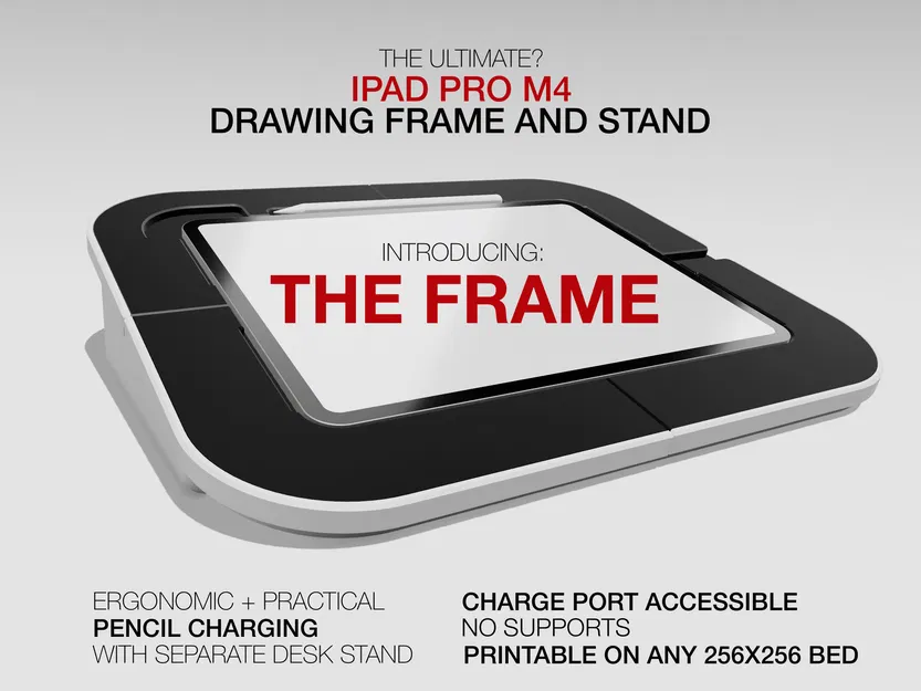 Khung & chân đỡ vẽ cho iPad Pro: THE FRAME - Image 1