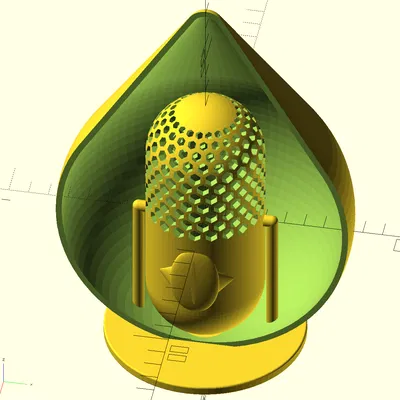 Micro của Alastor Radio Demon (Hazbin Hotel)