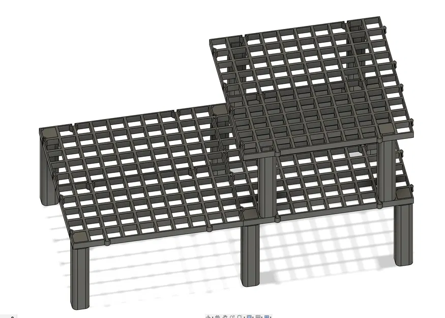 Vỉ trứng modular cho san hô (Modular coral egg crate) - Image 3