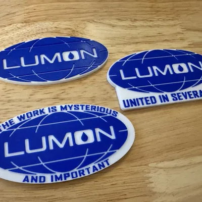 Bộ Logo Lumon Ind. (Severance) - Nam châm tủ lạnh Hot-Swap đa màu